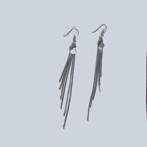 SILVER DANGLING  EARRINGS
